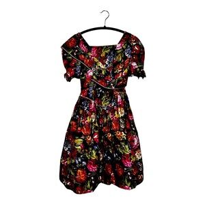 Vintage NICOLE Dorissa International Girl’s Dress w/petticoat. Size 12